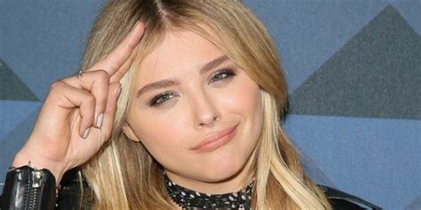 chloe grace nude|Chloë Grace Moretz Shares Topless Photo On Social Media